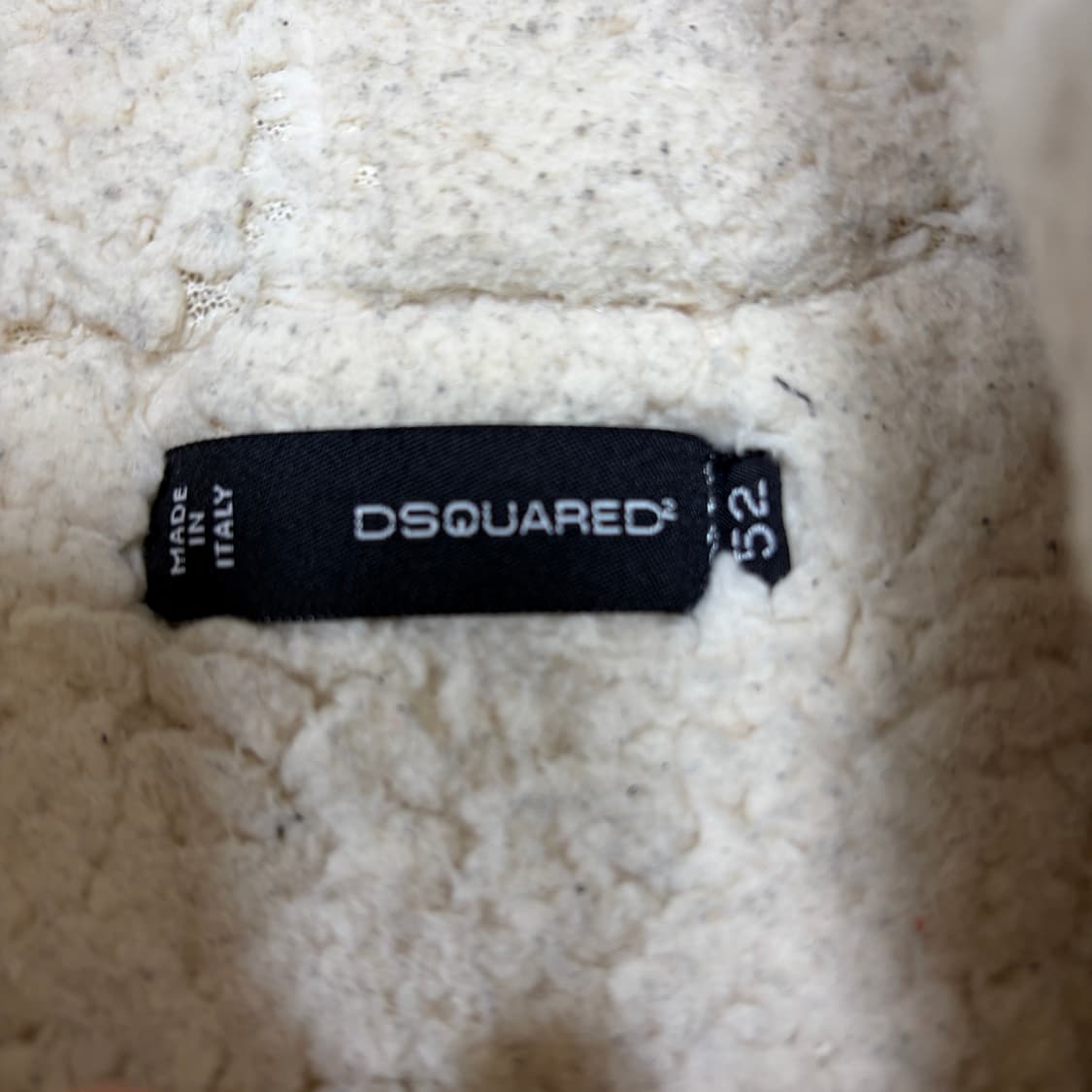 디스퀘어드2 안감 양털 후리스 집업 상품이미지3