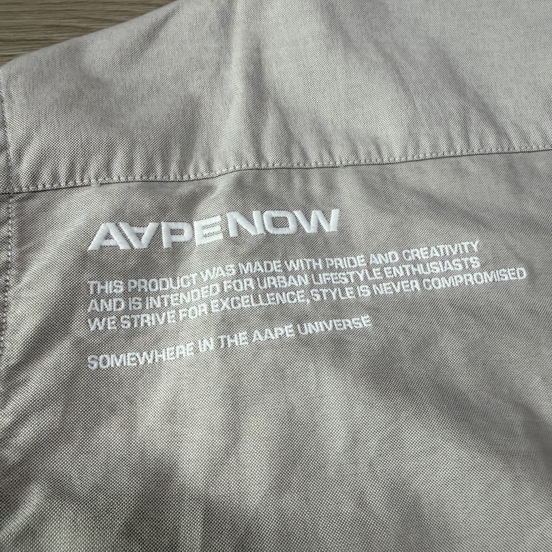 에이프 AAPE 베이지 셔츠 L 상품이미지7