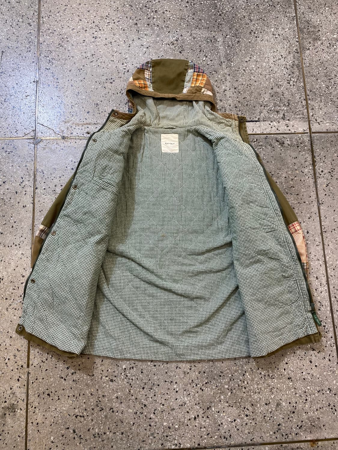 [M] Karl Helmut 칼 헬무트 패치워크 후드집업 자켓 상품이미지6