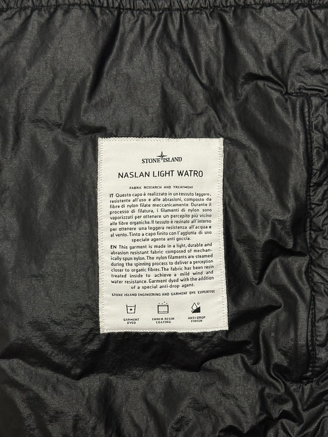 스톤아일랜드 나슬란 라이트 와트로 자켓 XL(105-110) 상품이미지2