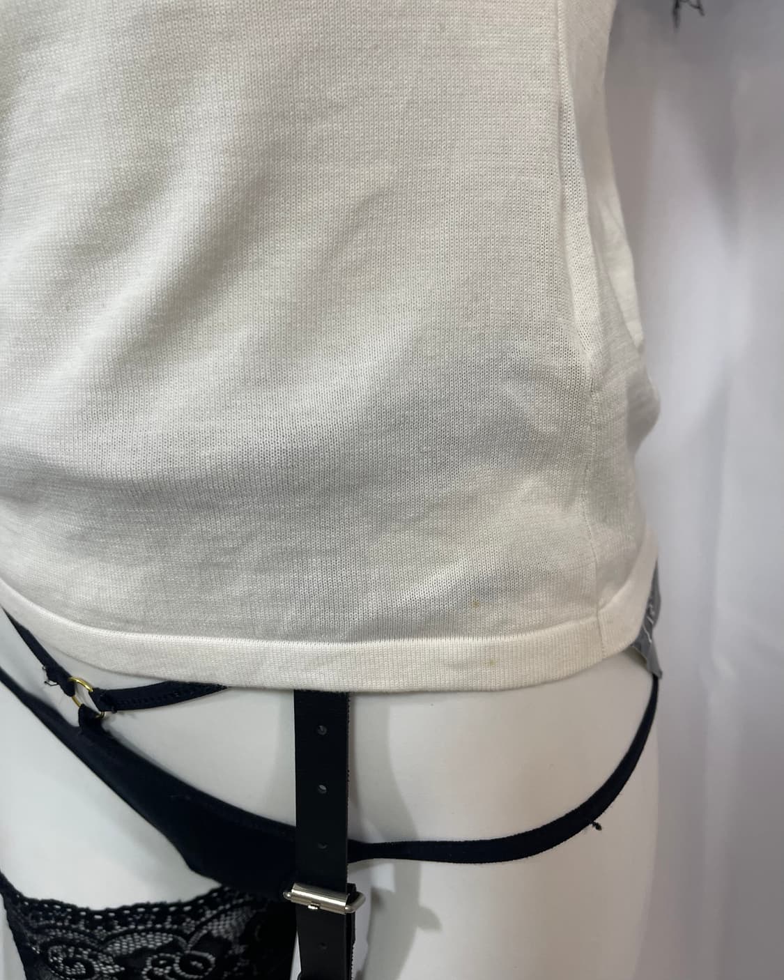 white cubic knit 상품이미지4