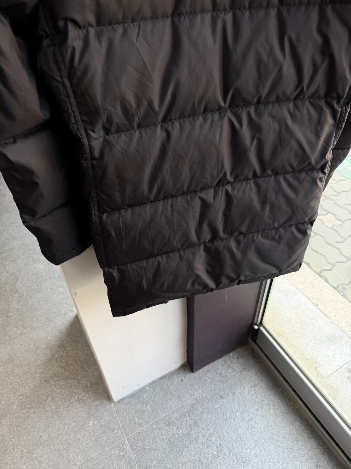 M/ 버버리 블랙라벨 미니로고 다운 후디 롱패딩 상품이미지8