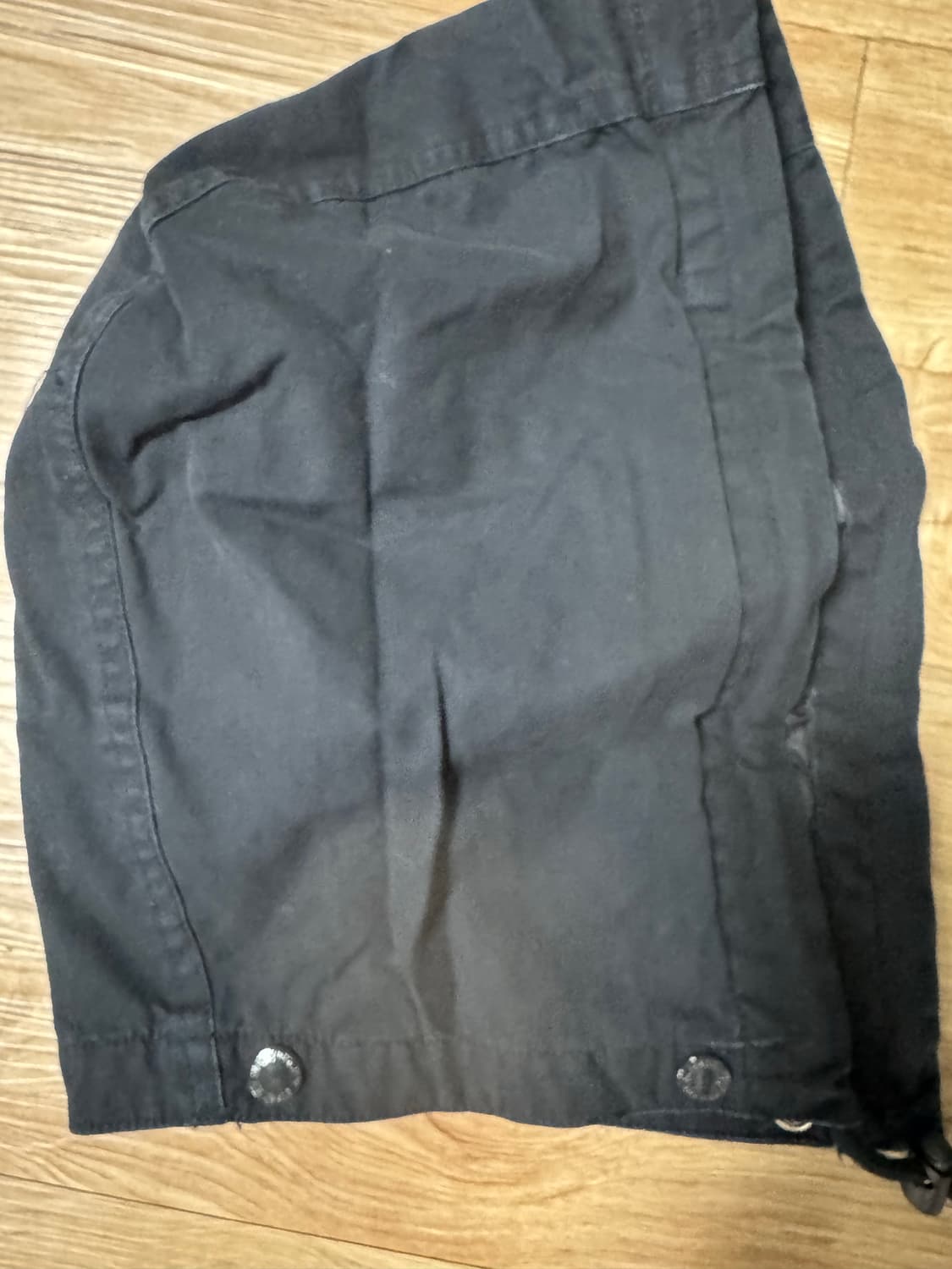 L)슈프림 레더 칼라 유틸리티 자켓 블랙 상품이미지5