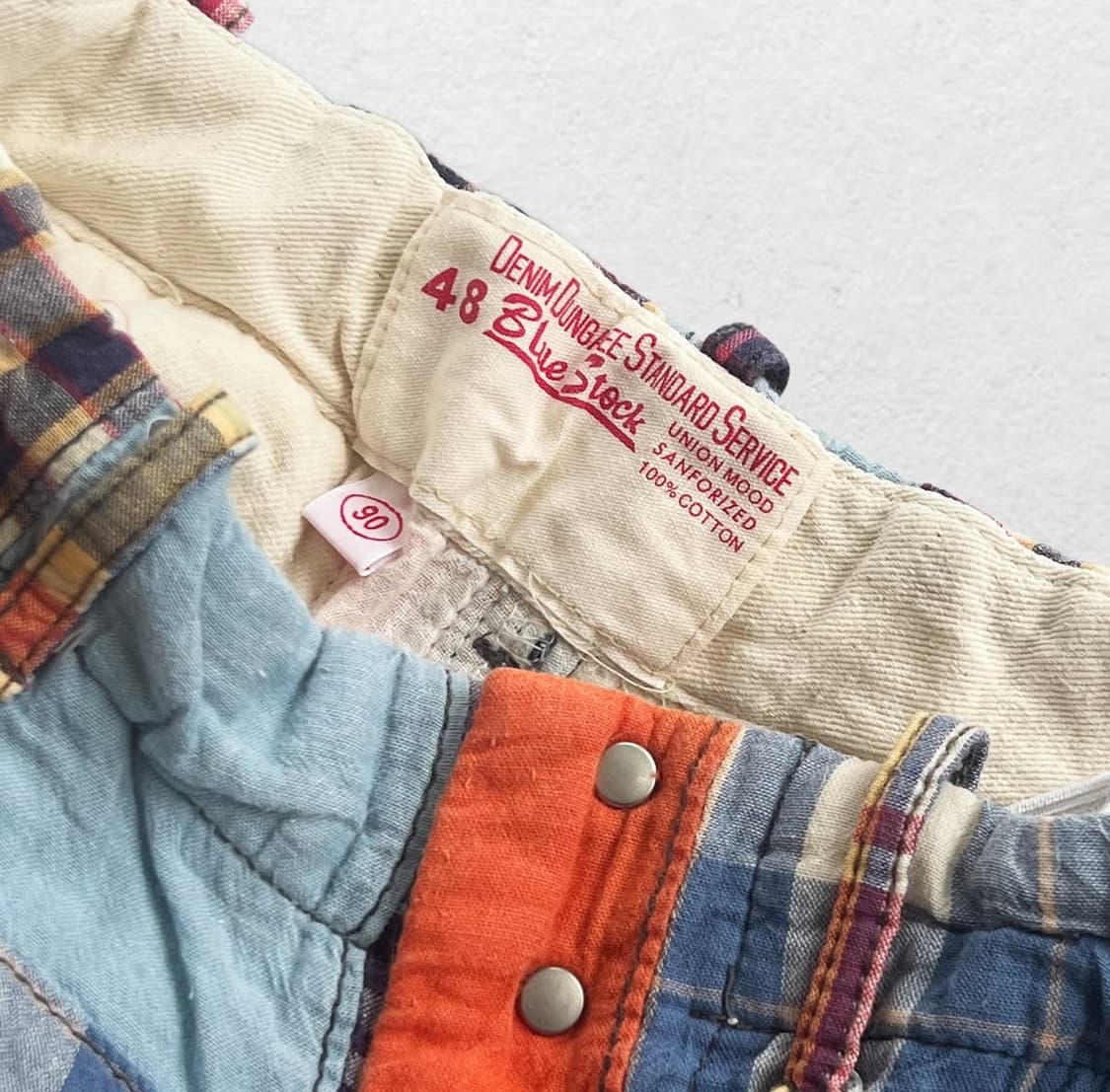 DENIM & DUNGAREE 패치워크팬츠 상품이미지3