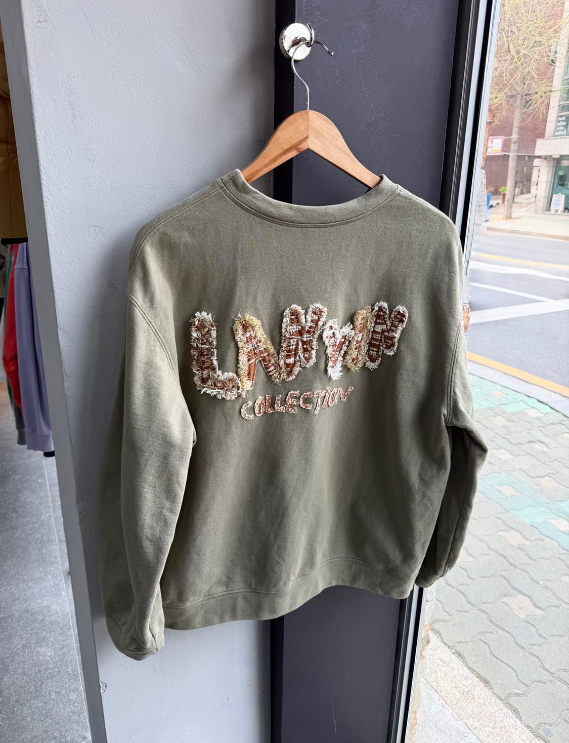 88/ 랑방 컬렉션 트위드 레터링 스웻 맨투맨 상품이미지6