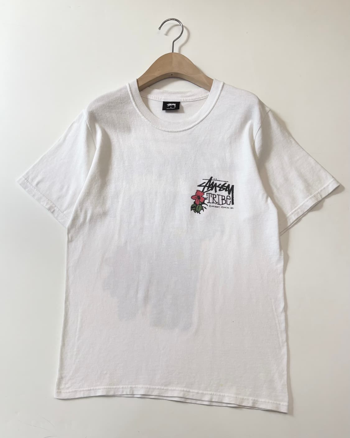 Stussy 스투시 화이트 티키 트라이브 티셔츠 상품이미지5