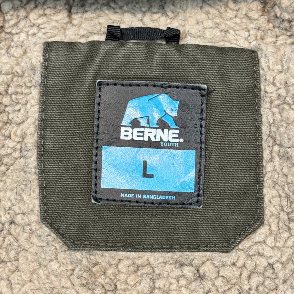 여S) BERNE 빈티지 워크웨어 액티브 자켓 올리브 모스그린 상품이미지7