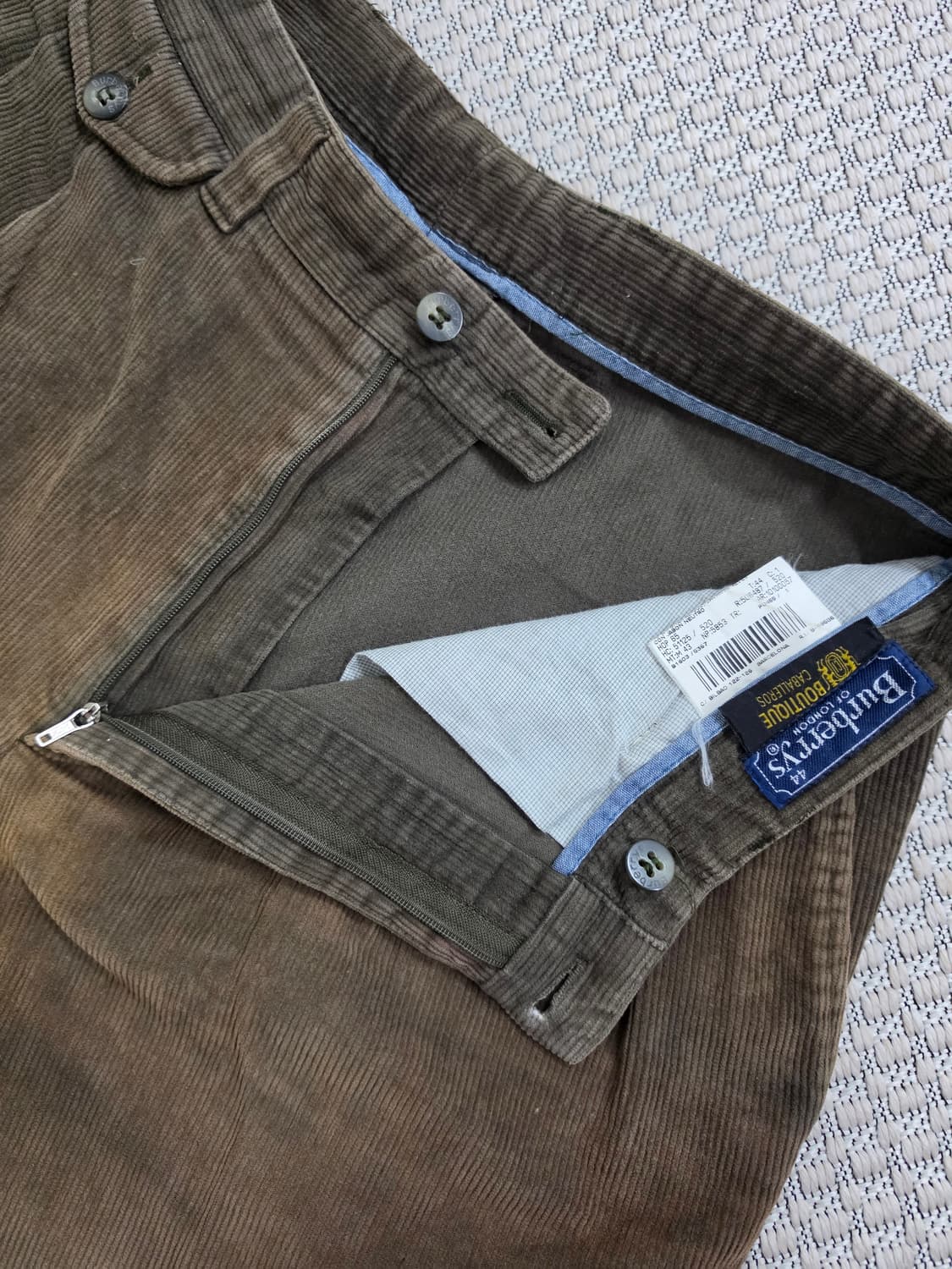 80s/90s 버버리 코듀로이 바지 상품이미지10