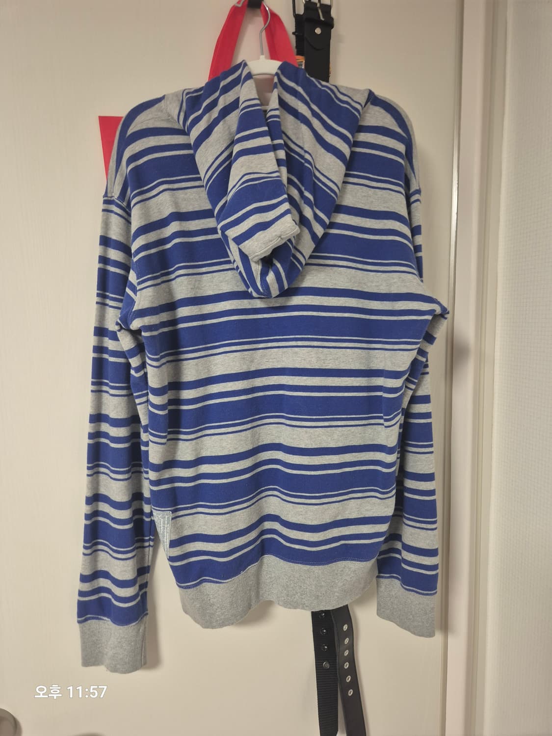 디스이스네버댓 빈티지 스트라이프 후드 상품이미지2