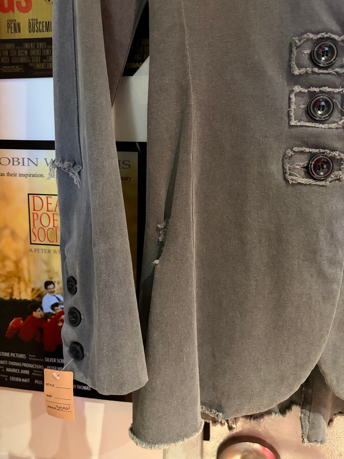 빈티지 디스트로이드 블레이저 자켓 상품이미지2