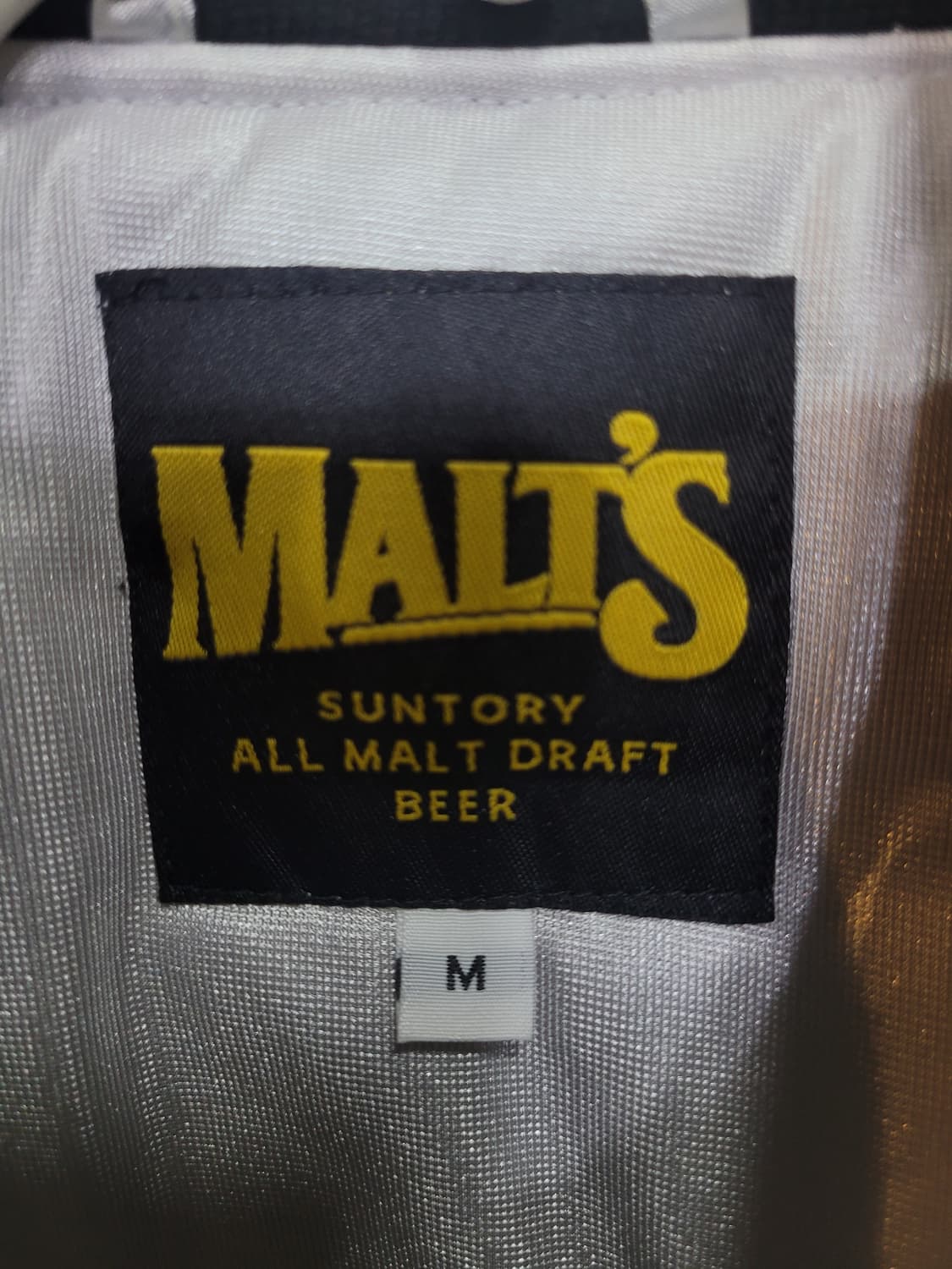 빈티지 90s 산토리 몰츠 베이스볼 팀 새틴 바시티 재킷 상품이미지6