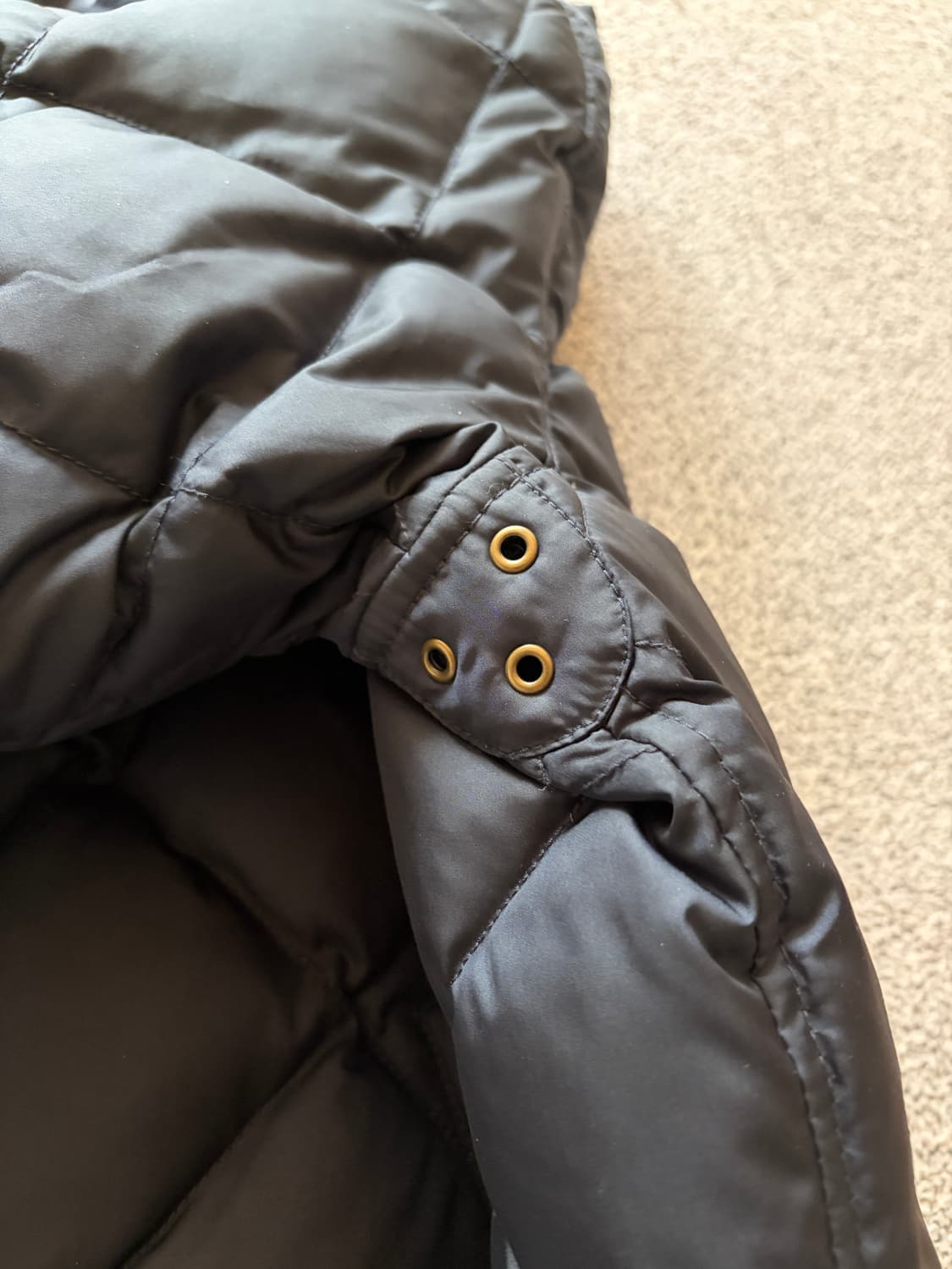 90s 폴로 랄프로렌 퀼팅 봄버 네이비 xxl 상품이미지5