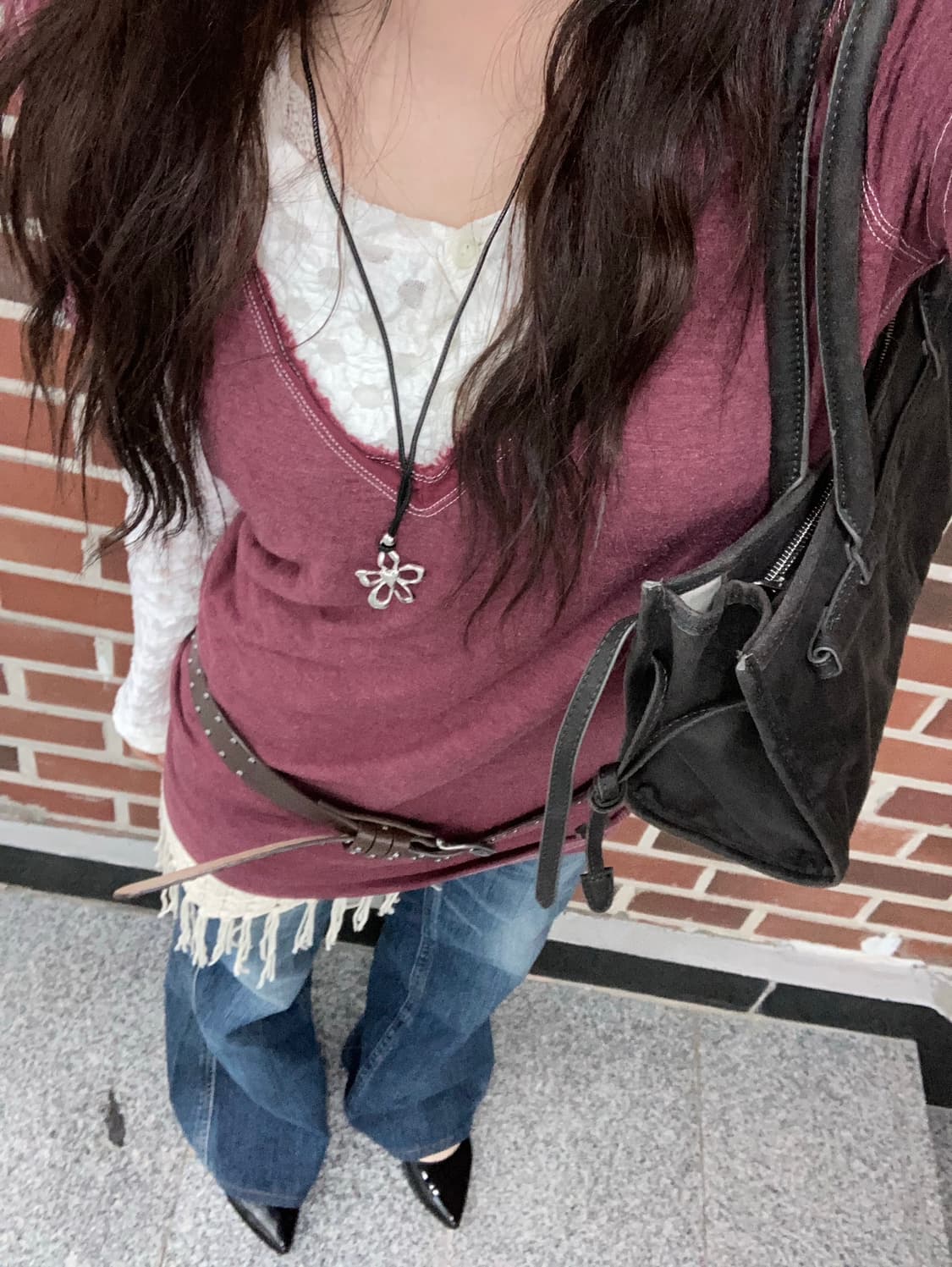 보헤미안 긱시크 빈티지 코디세트 3pcs 상품이미지2