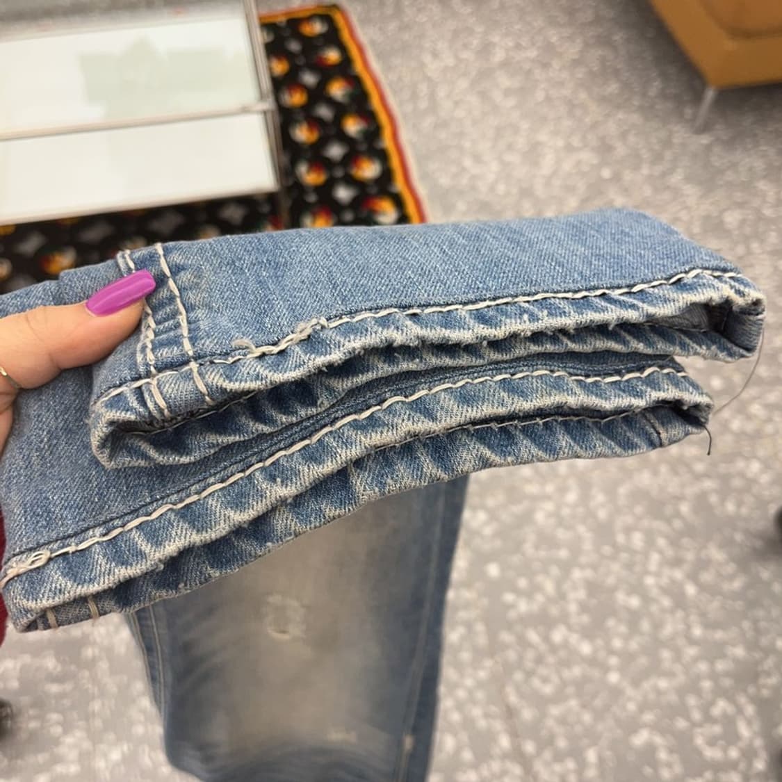 트루릴리전 빌리슈퍼티 Y2K 데님 청바지 28인치 C07347 상품이미지8