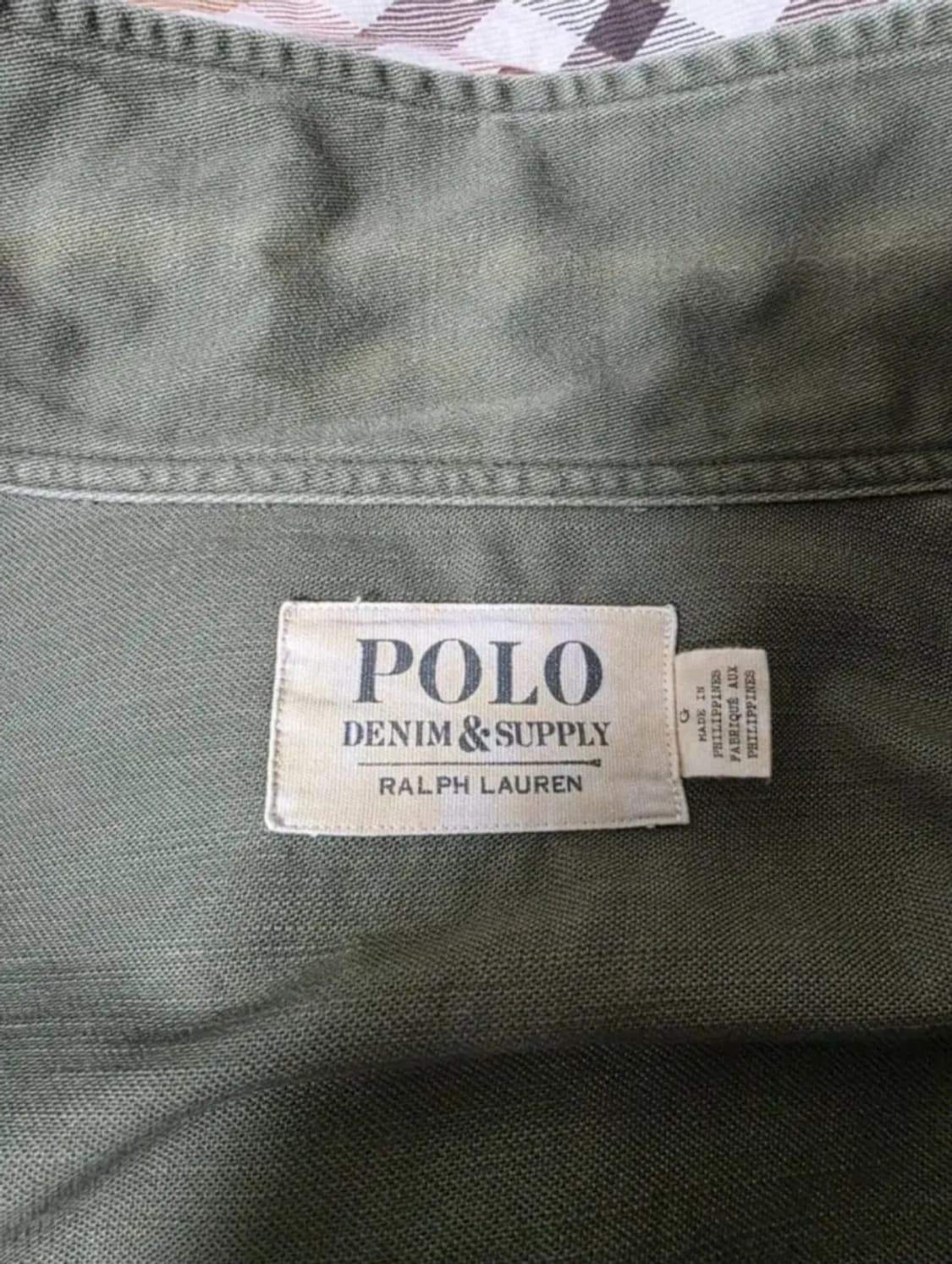 폴로 남자 XL 셔츠자켓 카키 아메카지 상품이미지4