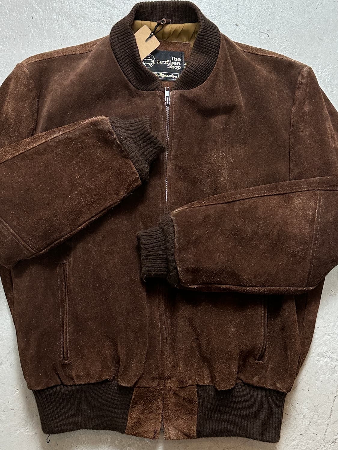 80's 빈티지 시어스 스웨이드 봄버 자켓 빈티지 레더 자켓 상품이미지9