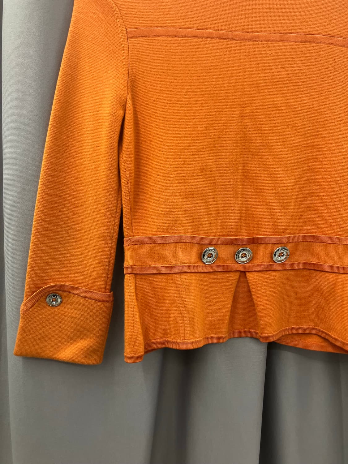 탠저린 더블 버튼 니트 자켓 상품이미지5