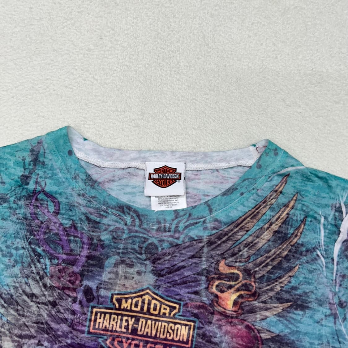 Harley davidson mint tie-dye T-shirts 상품이미지8