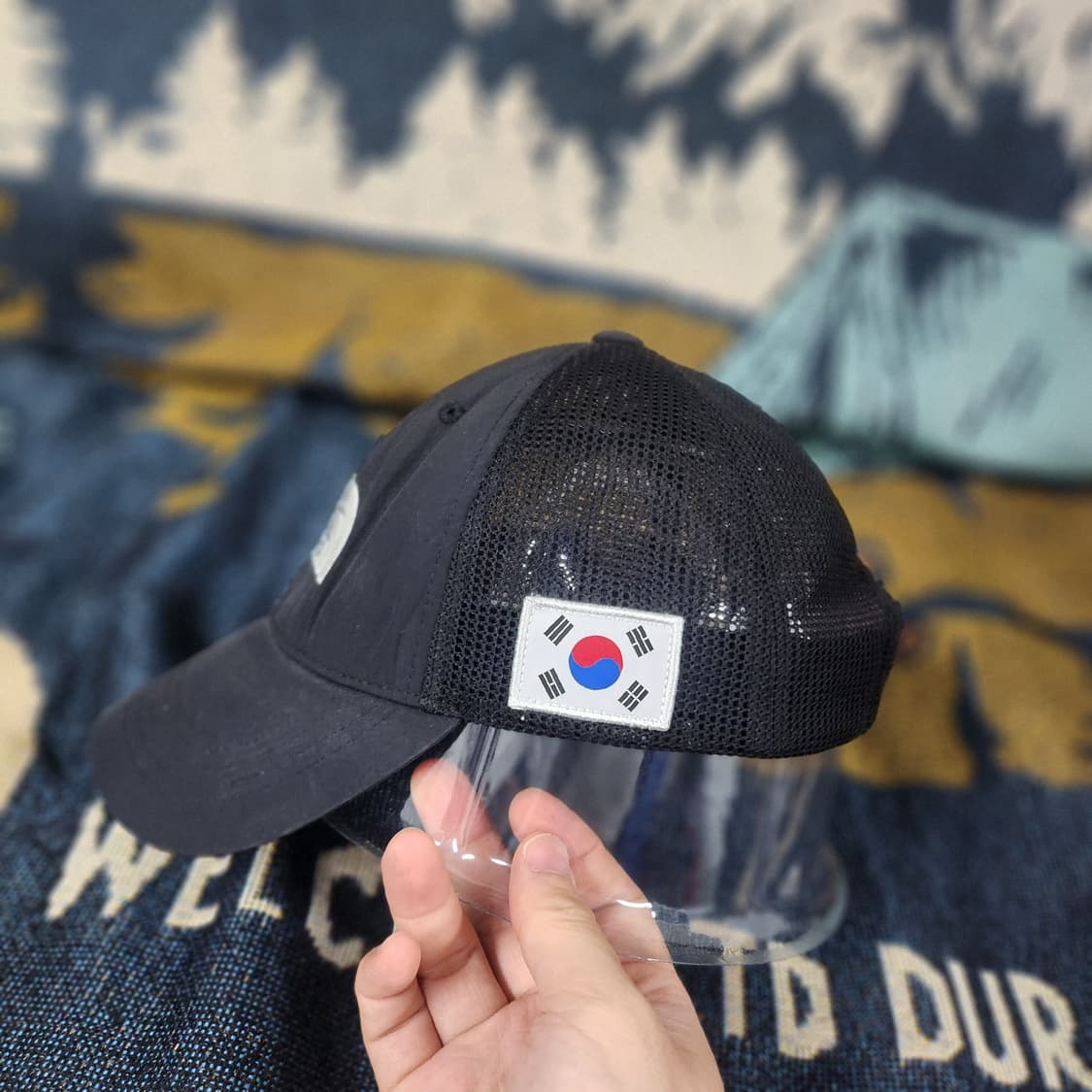 노스페이스 블랙 메쉬캡 58cm 상품이미지2