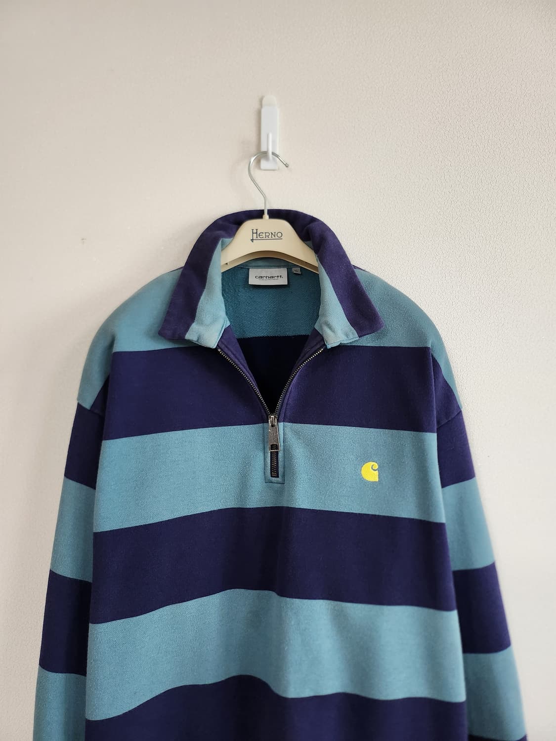 칼하트 스트라이프하프집업(XL 상품이미지2