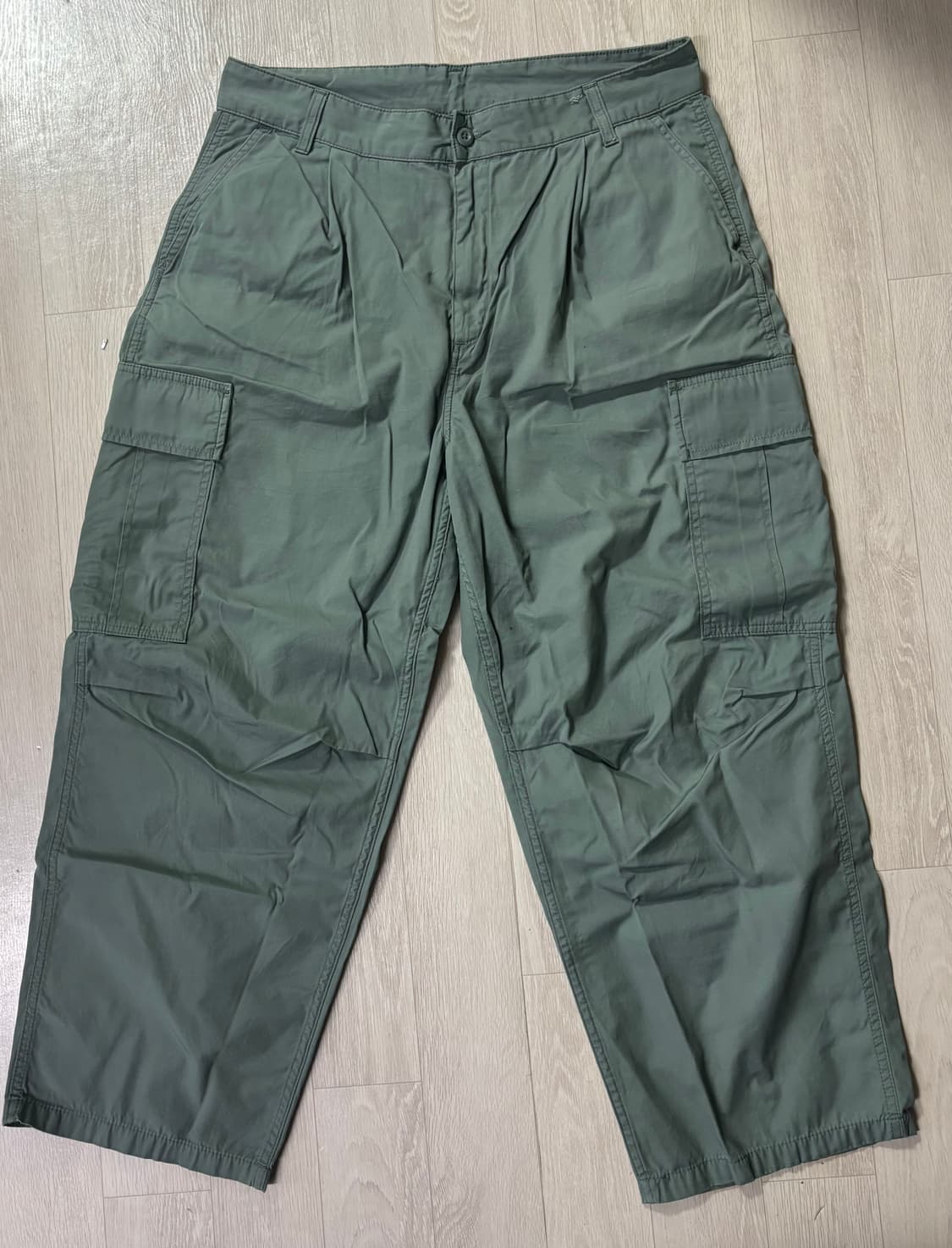 칼하트 Wip 콜 카고 팬츠 레인 파크 린스드 34 상품이미지2