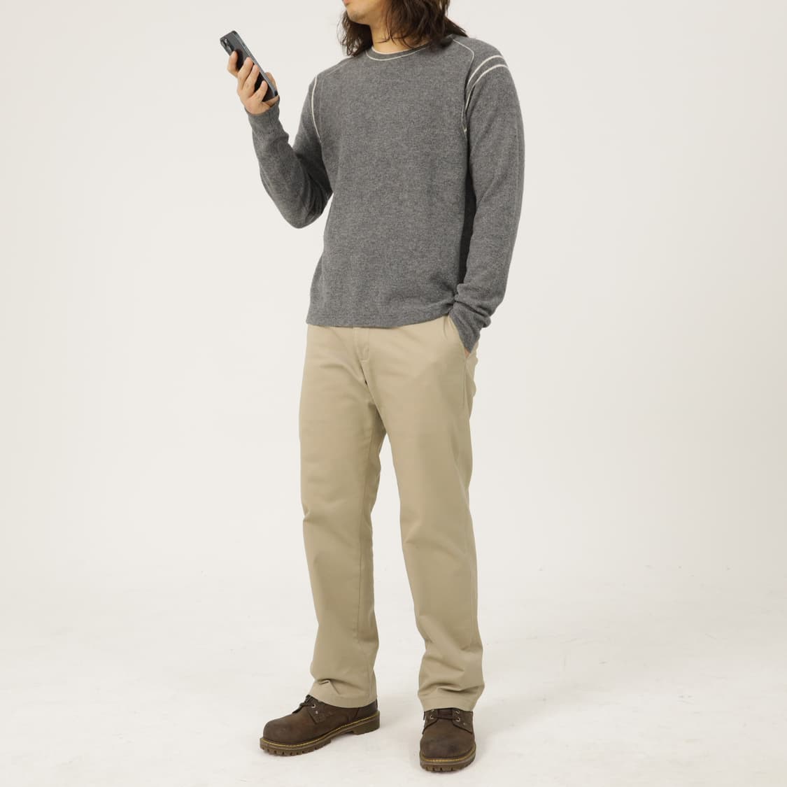 클럽모나코 램스울 라운드 니트 상품이미지9