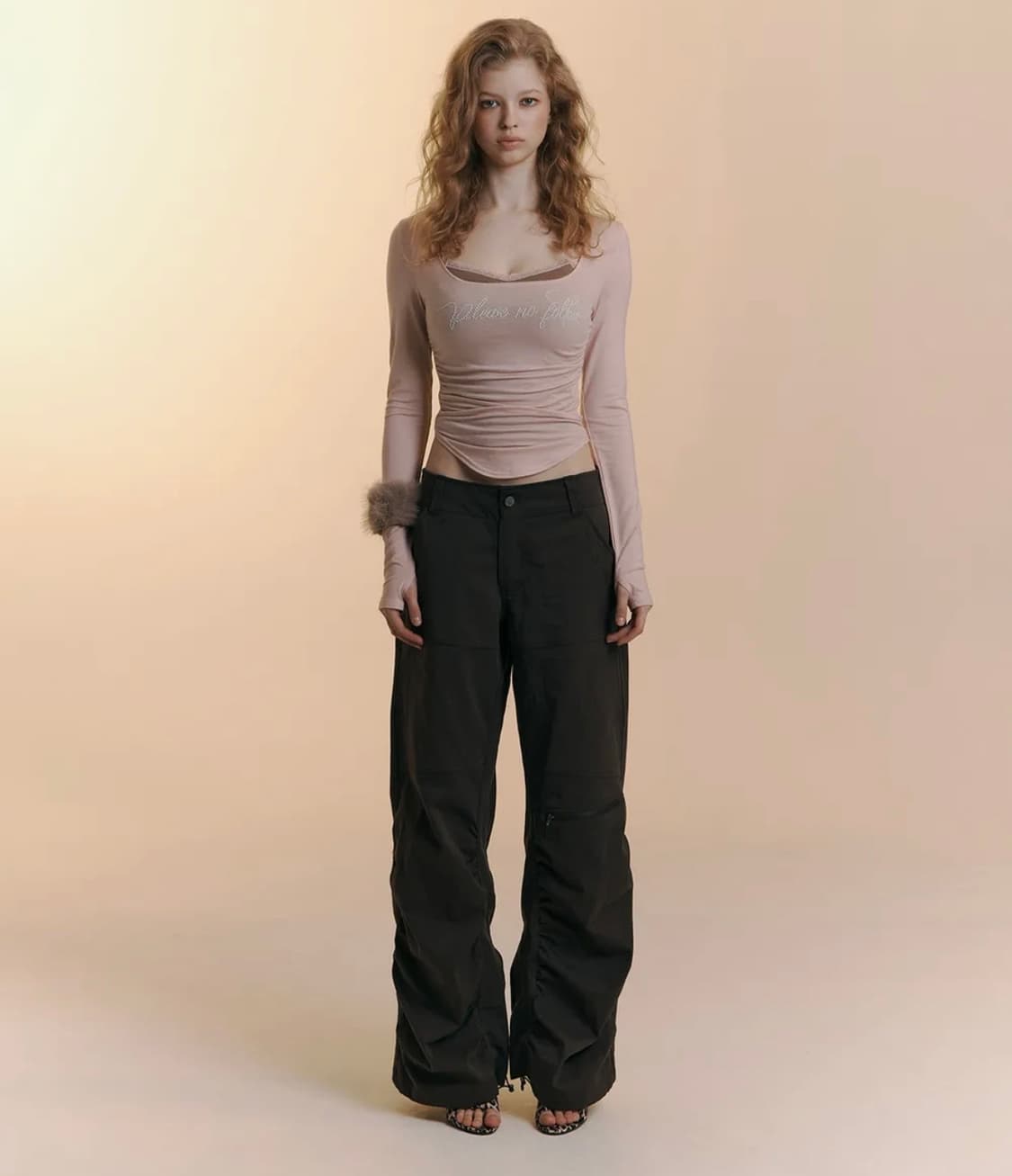 플리즈노팔로우 Ava Parachute Wide Pants 새상품 상품이미지3