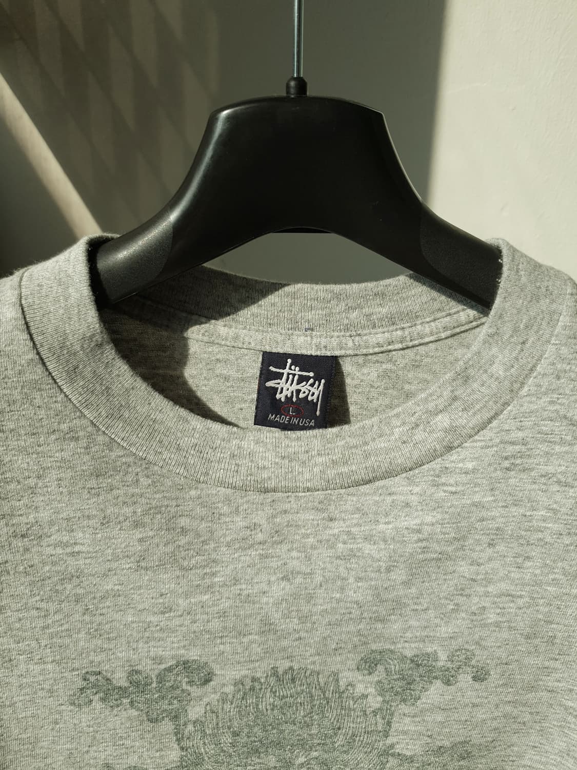 90s STUSSY print tee 상품이미지4