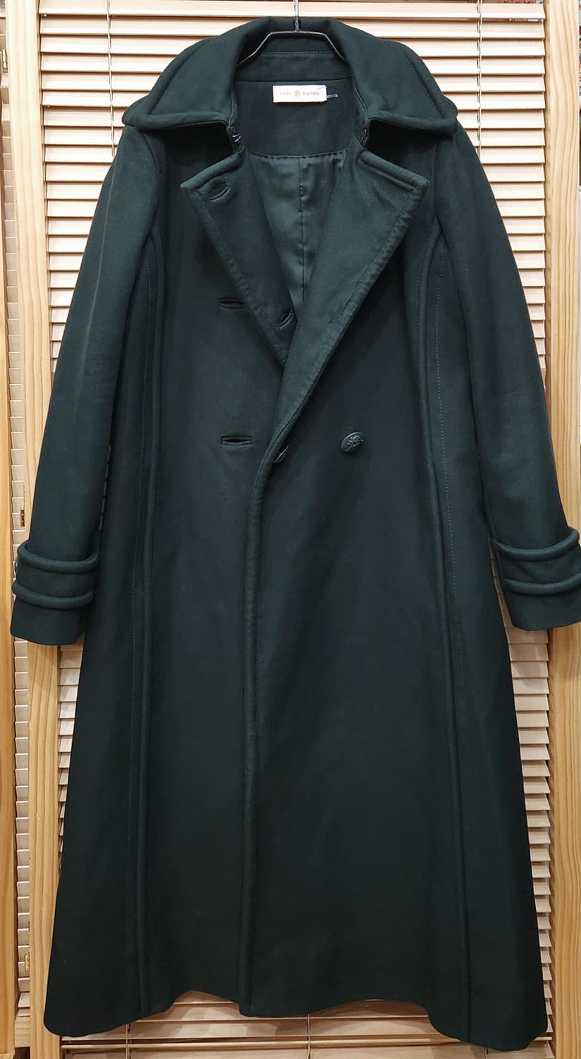 (새상품급)토리버치 코튼 트윌 더블 롱코트 상품이미지1