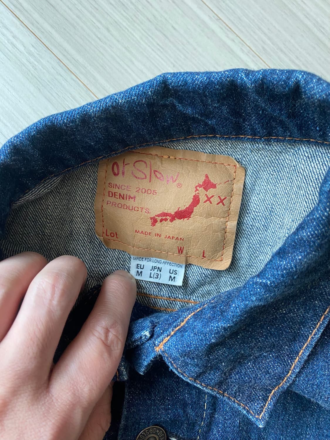 오어슬로우 3세대 청자켓 지쟌 상품이미지4