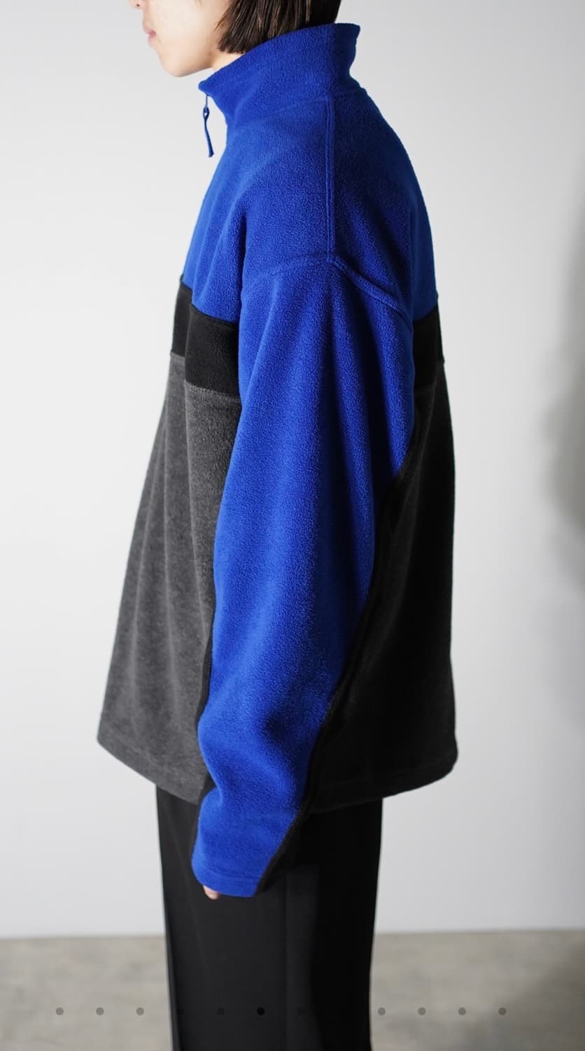 올드 갭 컬러 블록 하프 집업 플리스 풀오버 90s 상품이미지6