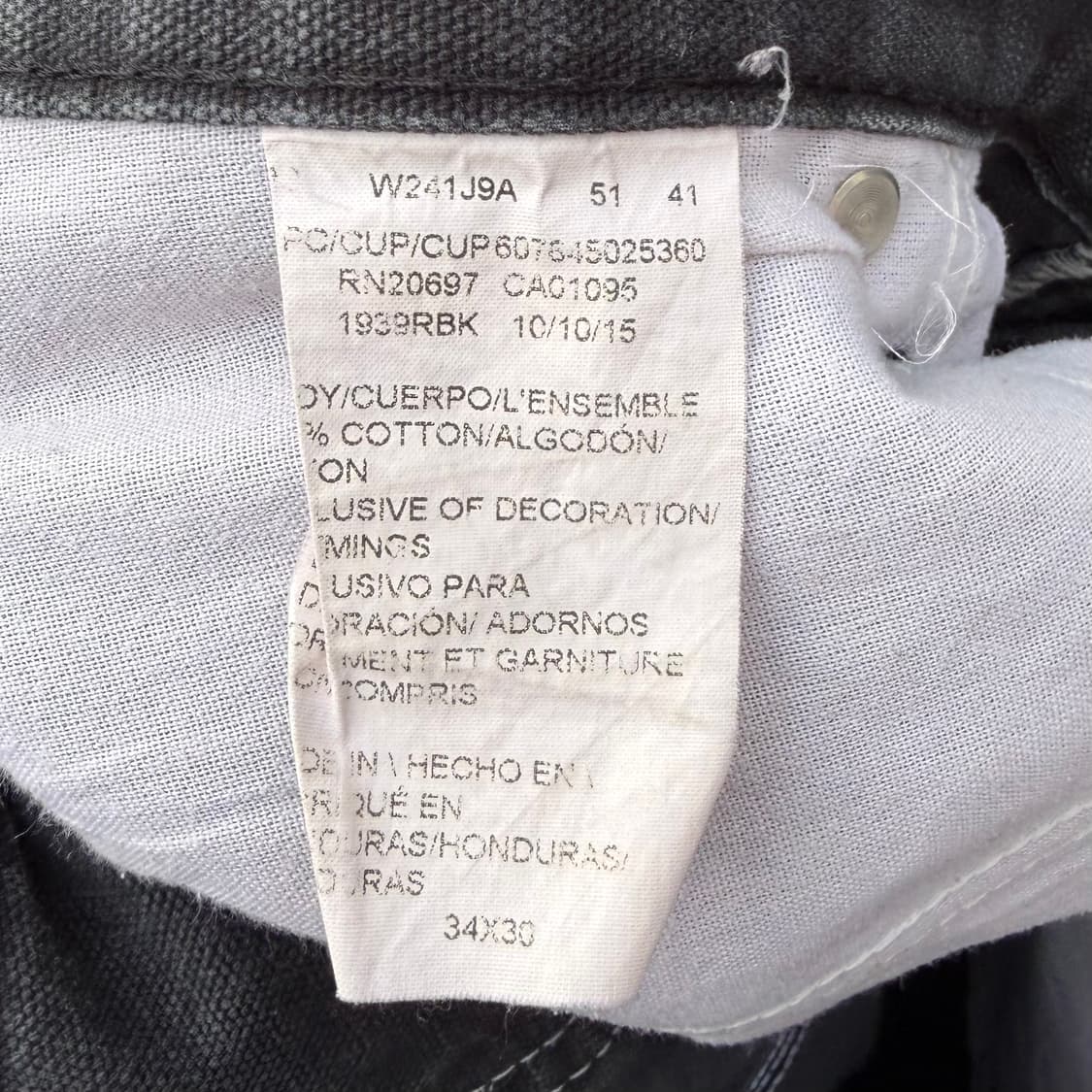 빈티지 디키즈 1939 RBK 싱글니 카펜터 팬츠 상품이미지10