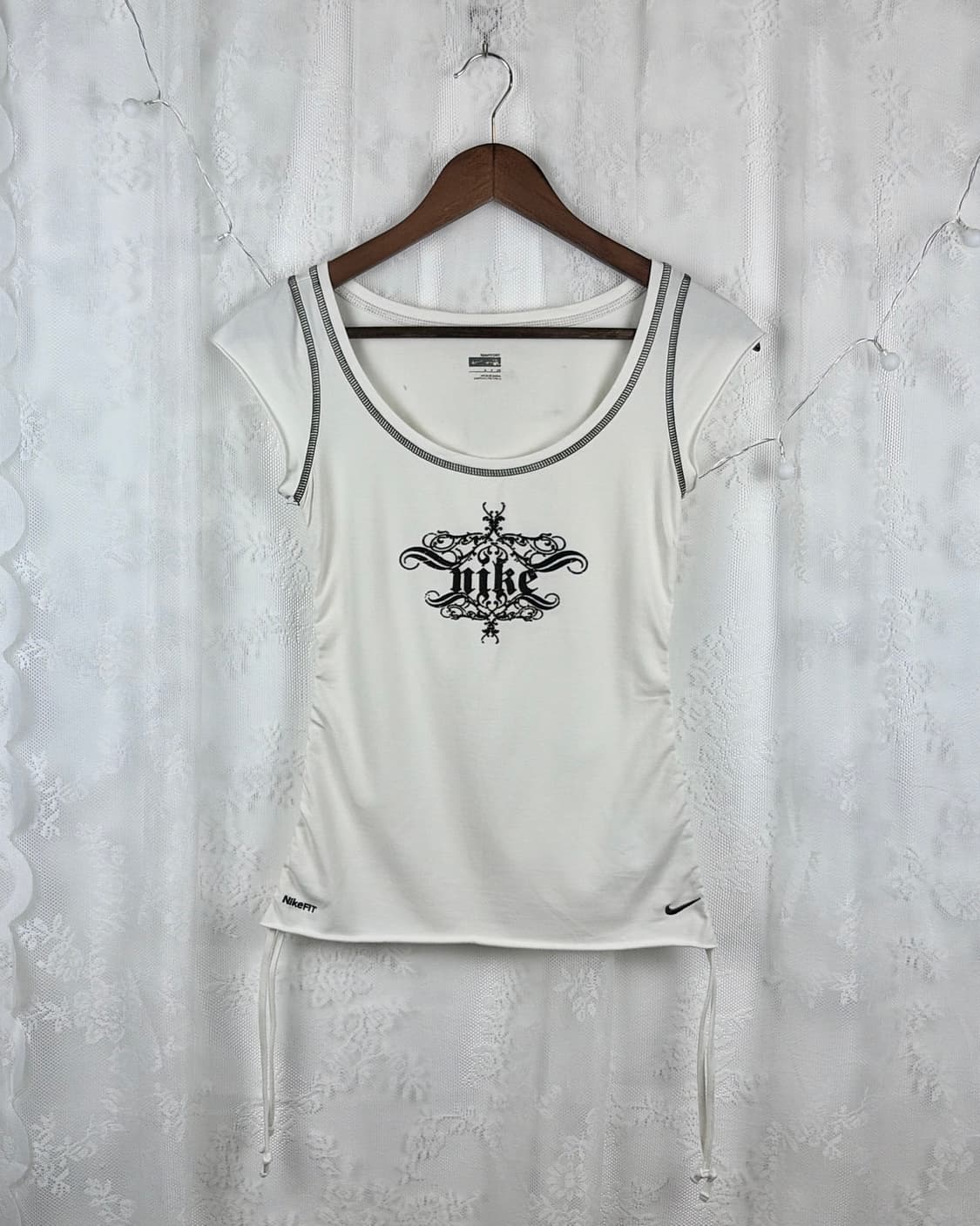 NIKE(2000‘s) logo shirring top 상품이미지5