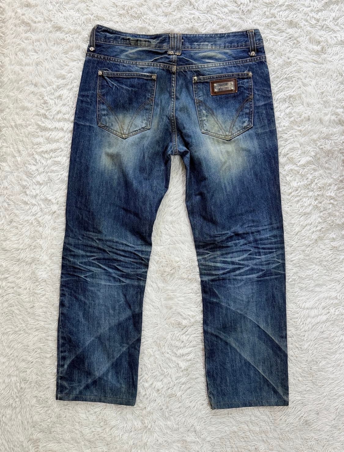 돌체앤가바나 (D&G) 빈티지 워싱 데님 팬츠 (Size 48)  상품이미지4