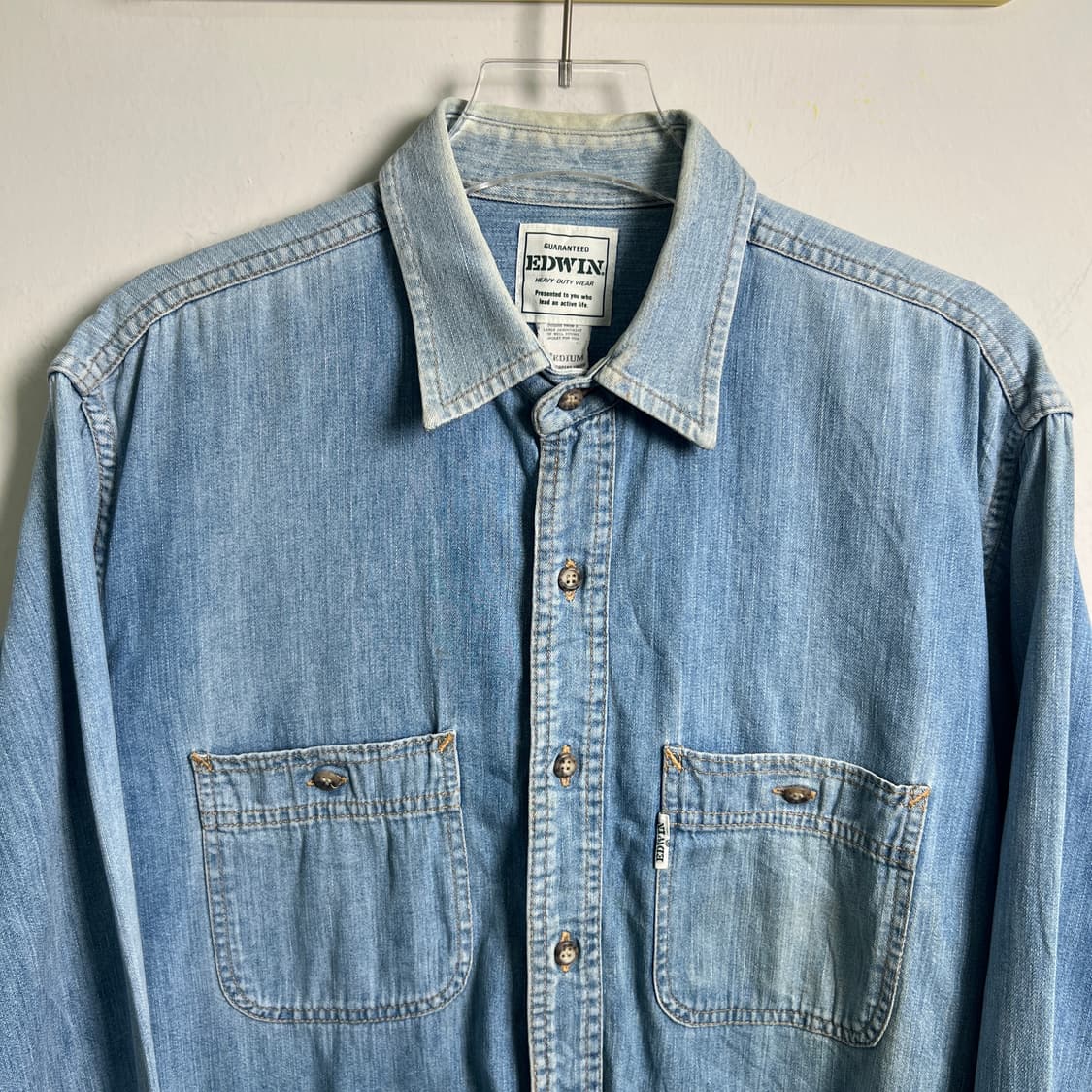 Edwin 에드윈 데님 워크 셔츠 M 상품이미지4