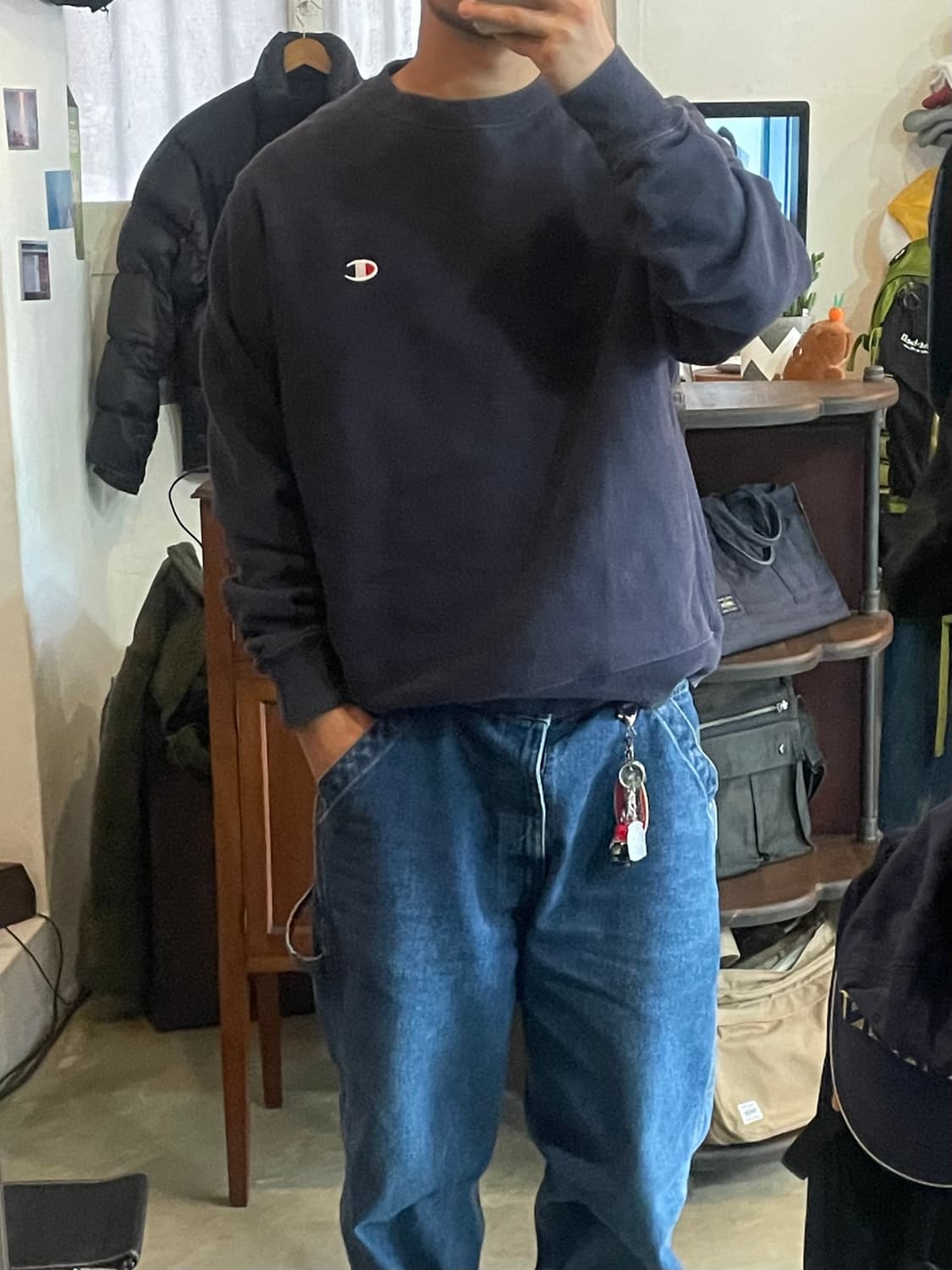 챔피온 리버스 위브 스웻 셔츠 L 상품이미지3