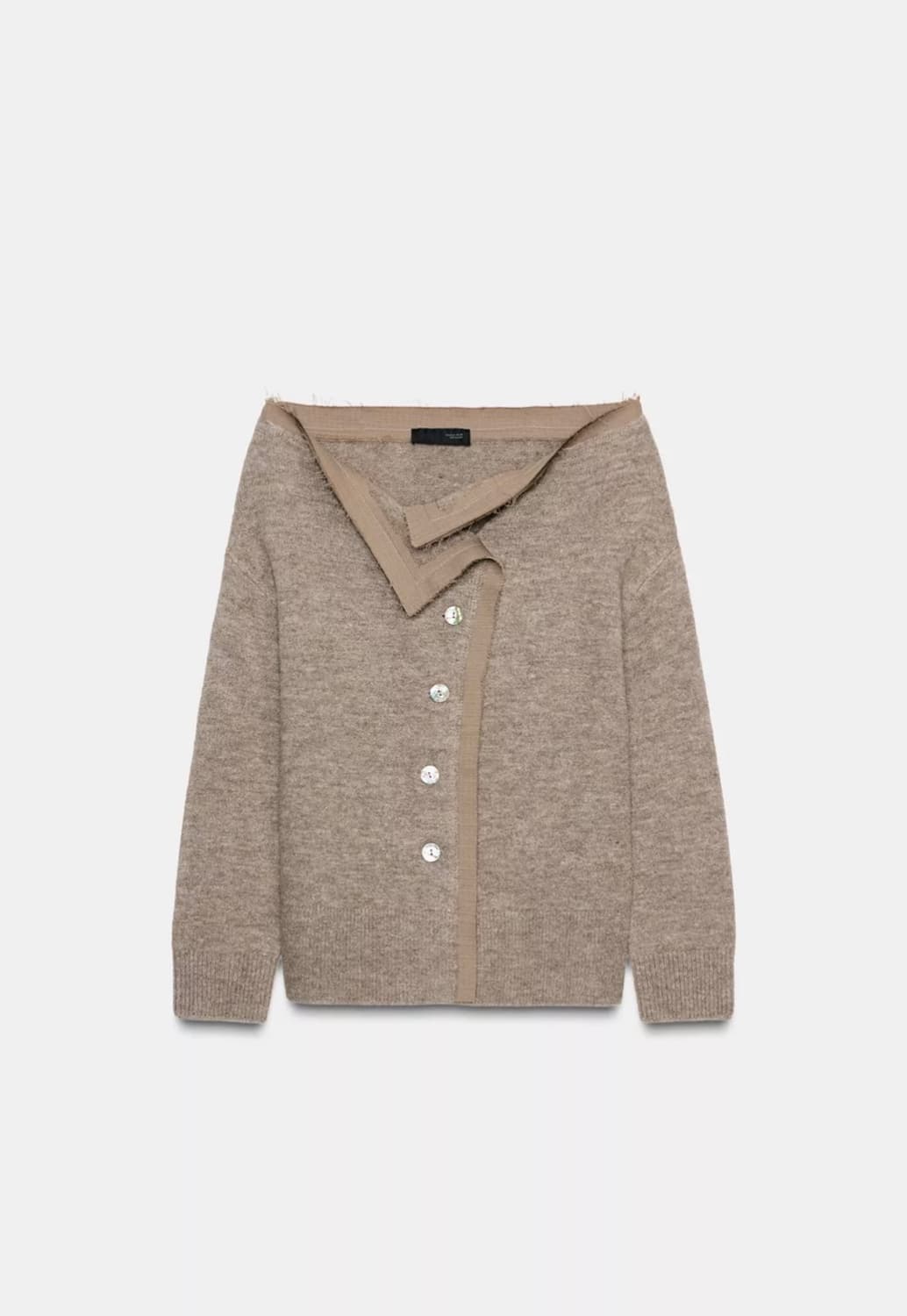 자라 보트넥 니트 재킷 상품이미지1