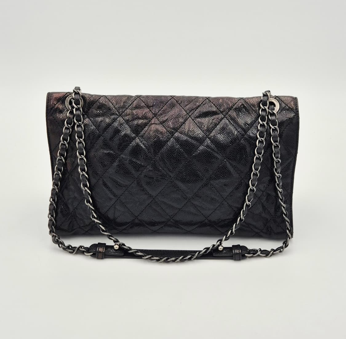 
샤넬 CC 크레이브 빈티지 글레이즈드 캐비어 클래식백 라지
 상품이미지2