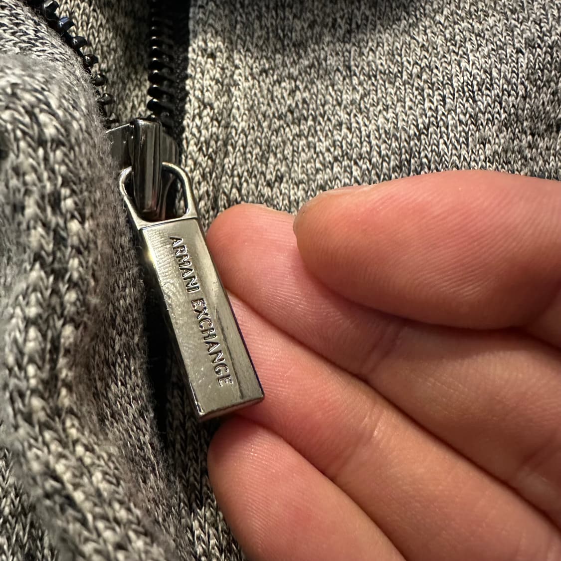 아르마니 익스체인지(A|X) 라이더 디테일 니트 집업 상품이미지4