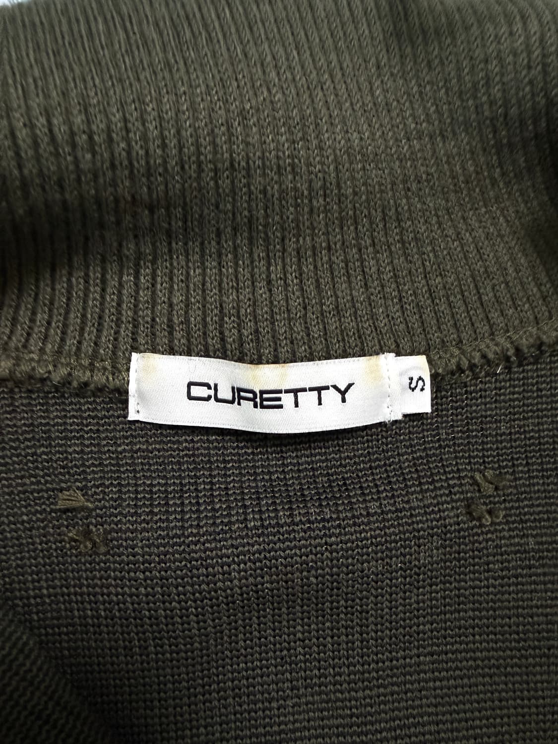 Curetty 큐리티 니트집업 상품이미지3