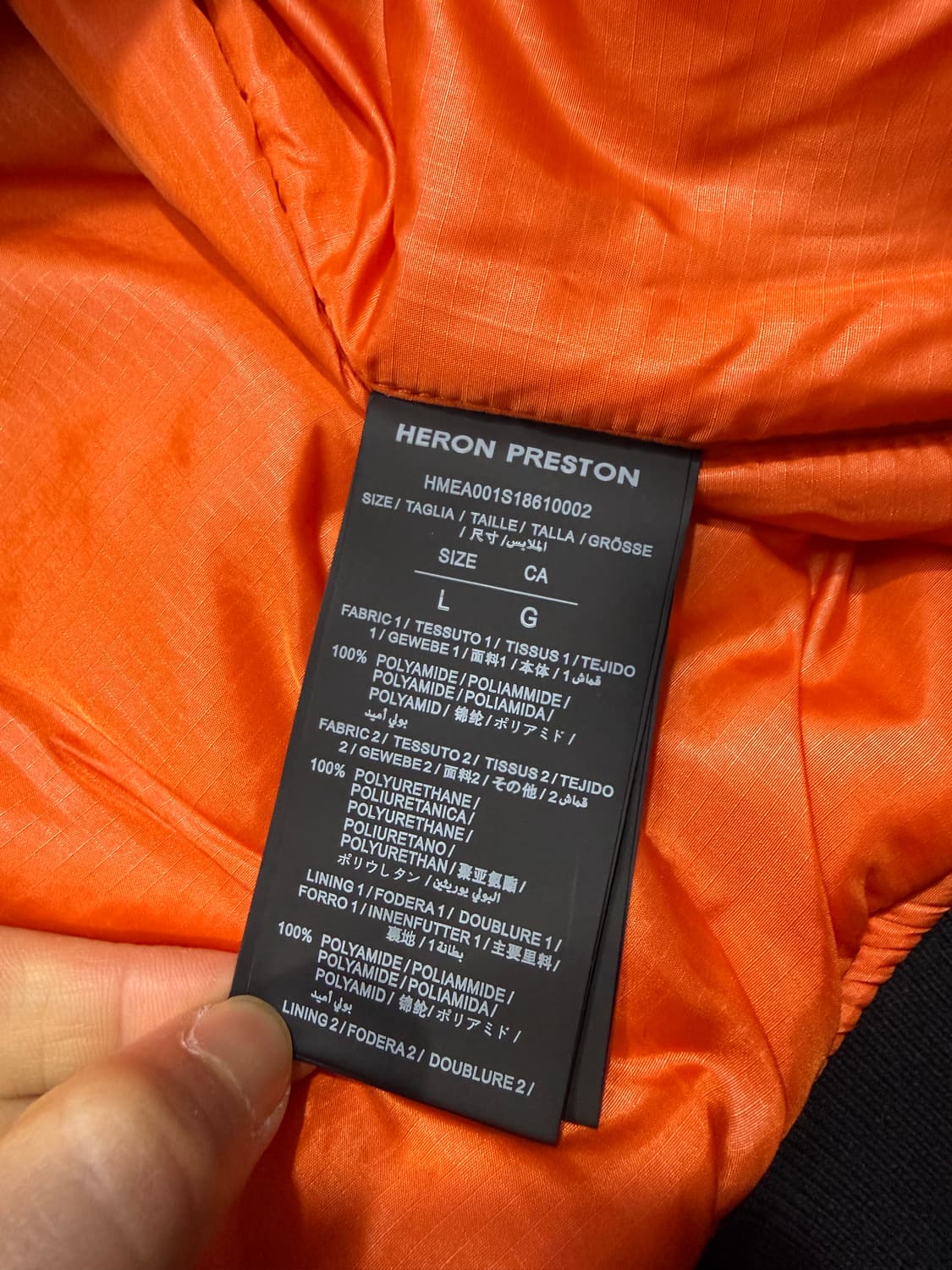 Heron Preston 헤론 프레스톤 봄버 자켓 상품이미지6