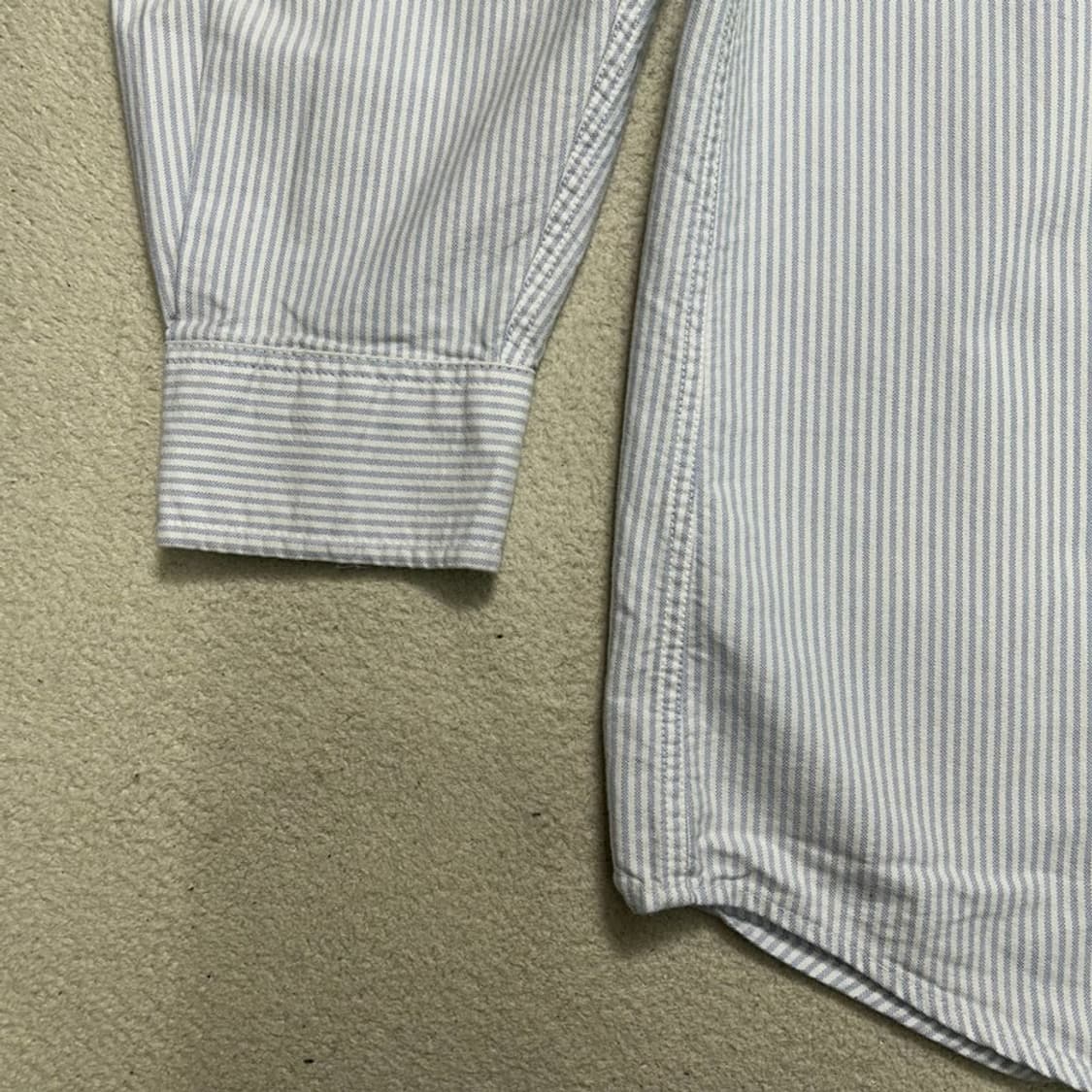 커버낫 C로고 옥스퍼드 스트라이프 셔츠 L 상품이미지2