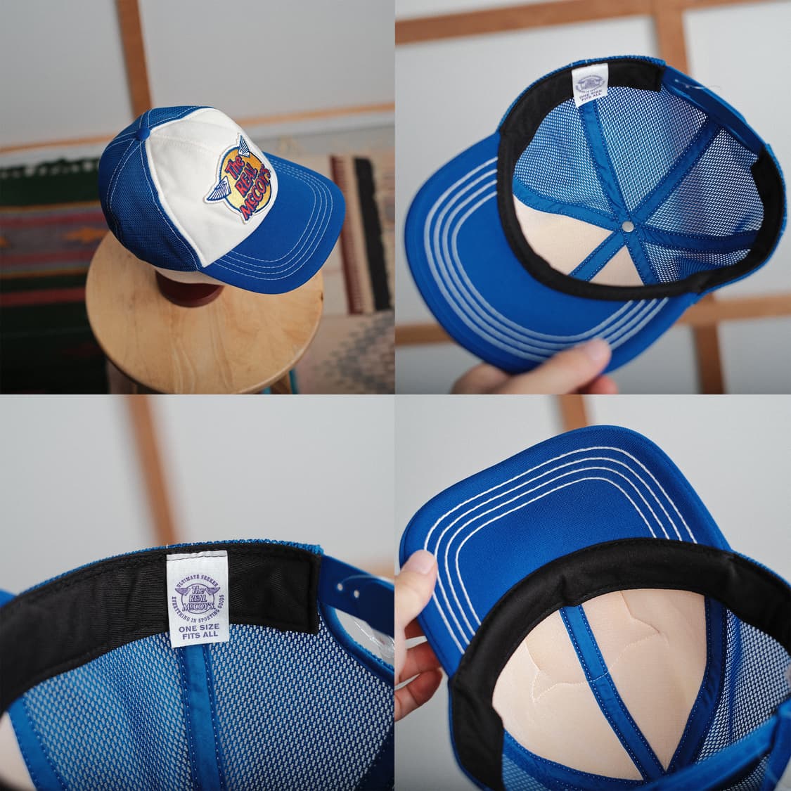 리얼맥코이 트러커캡 블루 상품이미지9