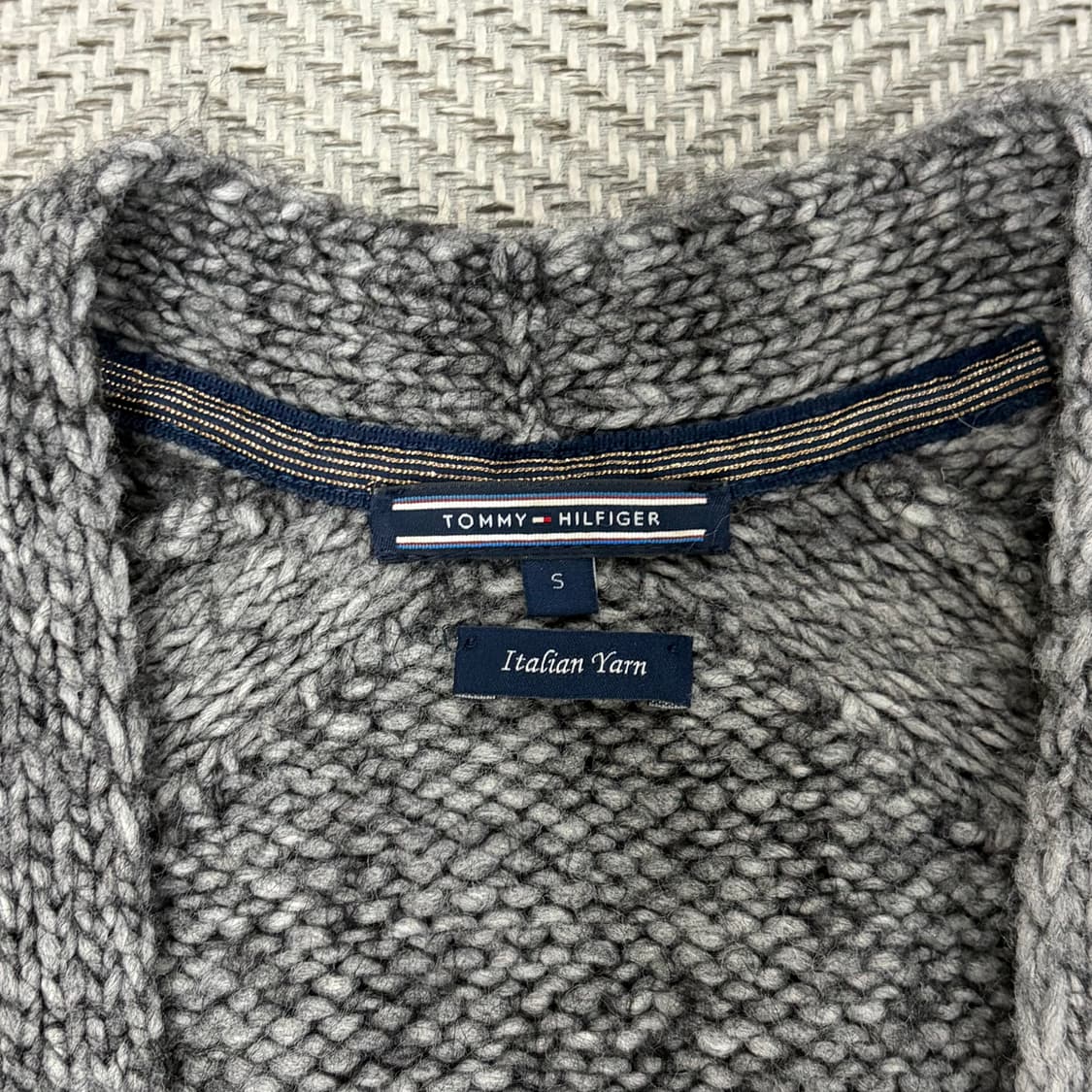 타미힐피거 울 니트 가디건 v1192 상품이미지6