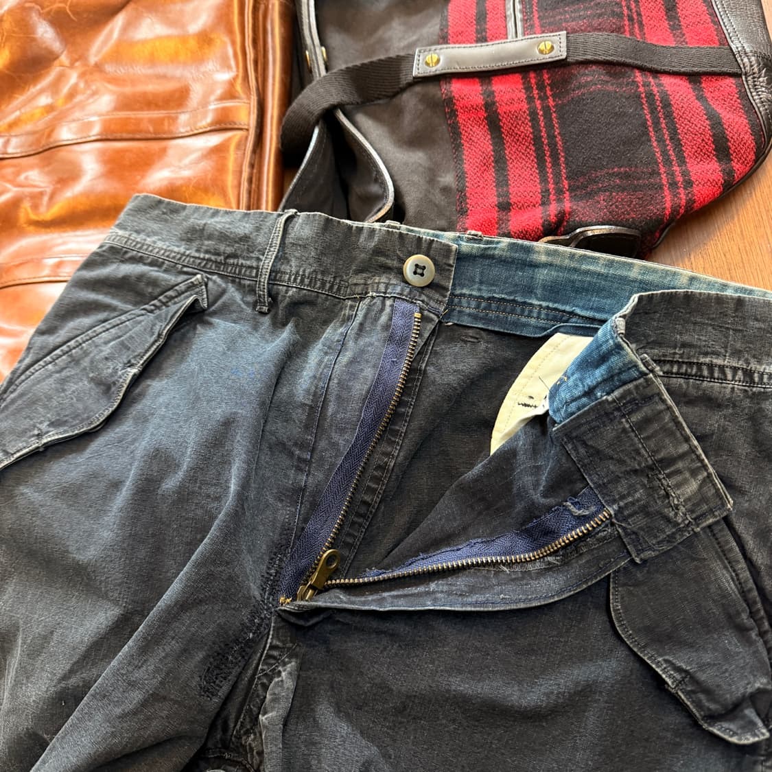 45RPM 밀리터리 베이스 더블니 라이트 코튼 플랫포켓 32 33 34 상품이미지8