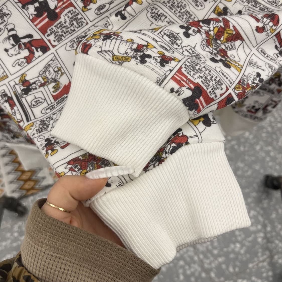 디즈니 재팬 스트릿 펑크 카툰 미키마우스 후드집업 3L C10801 상품이미지7