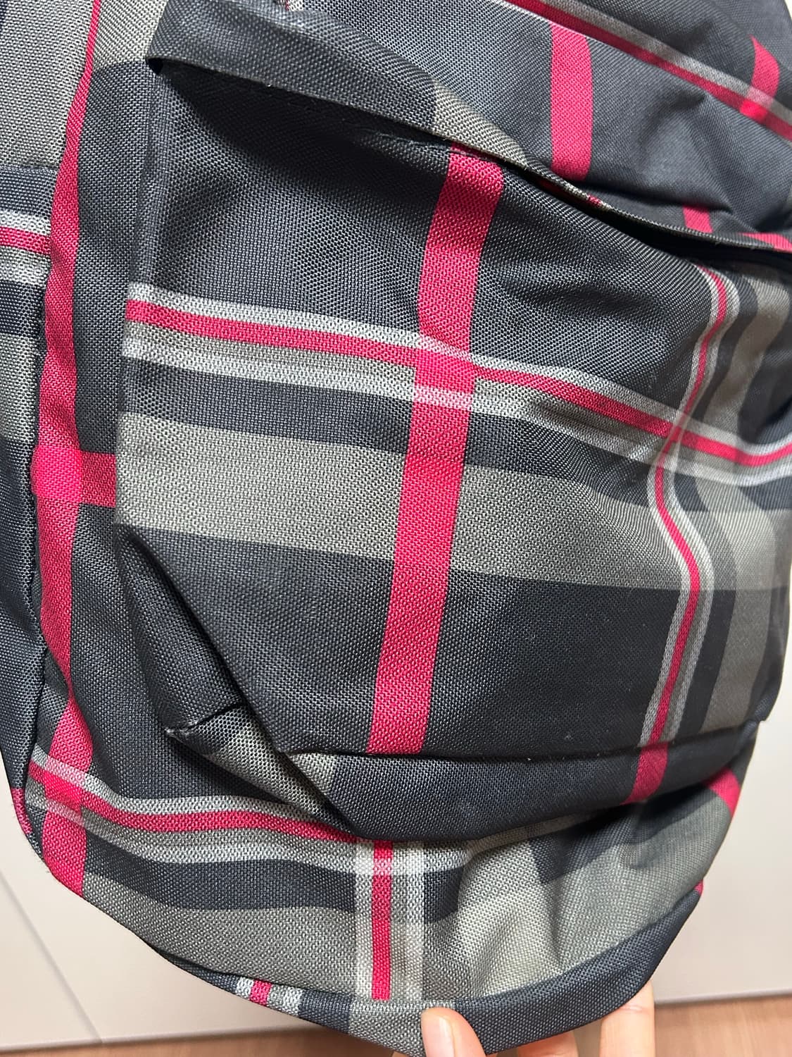 잔스포츠 체크 백팩 상품이미지3