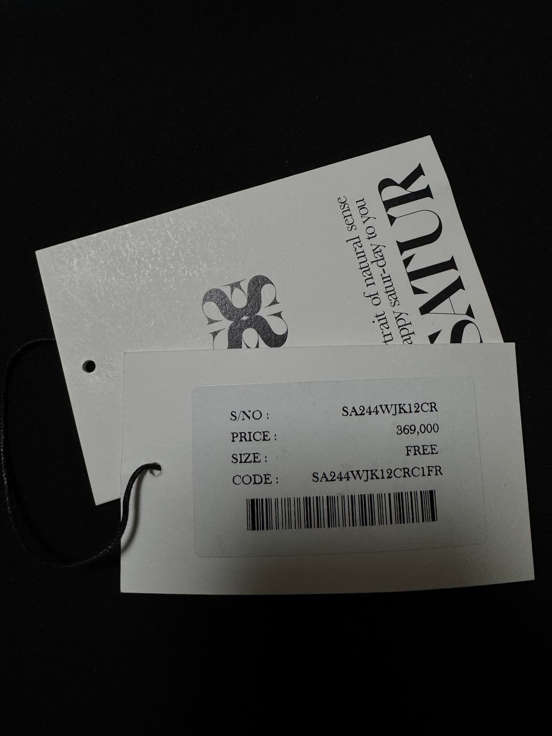 세터 satur 페이크 퍼 자켓 상품이미지2