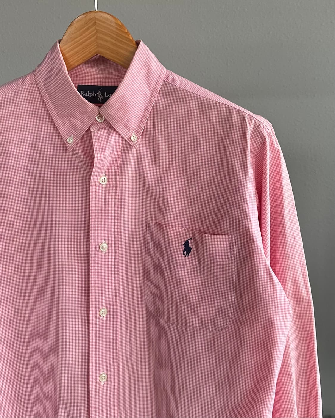[M]폴로 랄프로렌 커스텀핏 포켓 체크 셔츠 상품이미지3