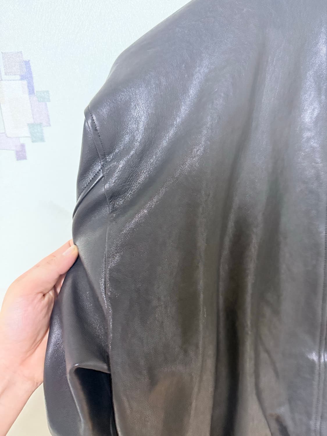 브라운 야드 레더 블루종 상품이미지3